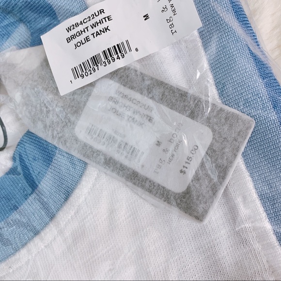 Rag & Bone Jolie Tank top - Bright white - Picture 8 of 8